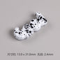 Painted Plate Acrylic Beads 31mm Splash Ink Good Word 20pcs 5