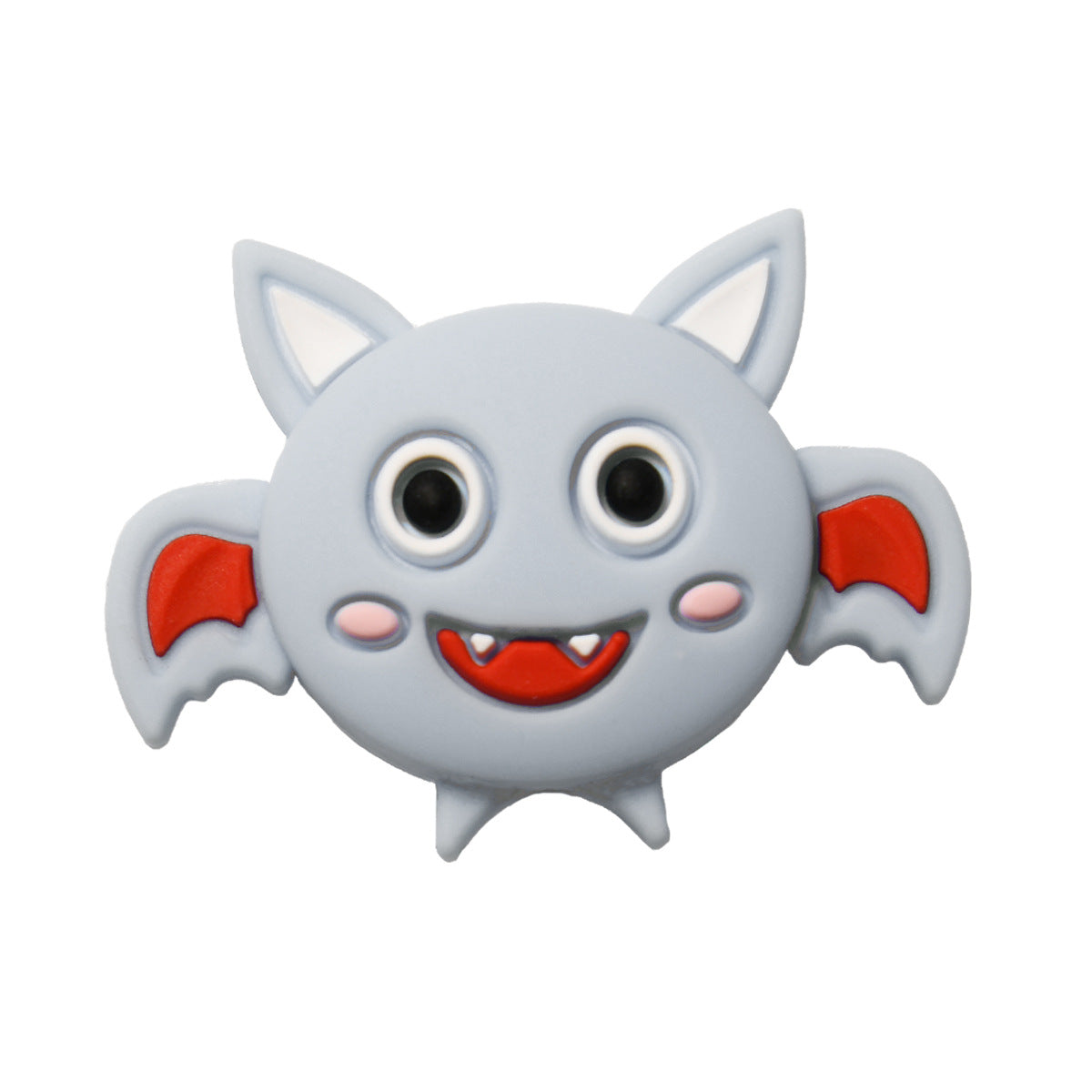 Silicone Focal Beads Halloween Ghost Pumpkin Bat Designs 10pcs 45