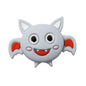 Silicone Focal Beads Halloween Ghost Pumpkin Bat Designs 10pcs 45