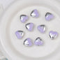 Plating Drip Heart Acrylic Beads 16mm Colorful Mixed 10pcs 8