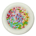 Heart Metal Beads 6mm Puffy Glossy Pastel Colors 50pcs 5