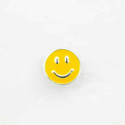 Smiling Face Enamel CCB Plastic Beads 10x8mm Colorful Mixed 50pcs 8