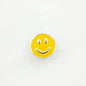 Smiling Face Enamel CCB Plastic Beads 10x8mm Colorful Mixed 50pcs 8