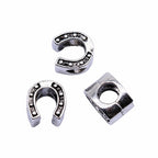 Horseshoe Metal Beads 10mm Large Hole Antique Alloy 50pcs 3