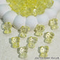 Gradient 3D Cat Figurine Glass Beads 20mm Pastel Colors 20pcs 13