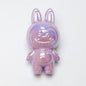 Plating 3D Labub Standing Pose Acrylic Beads 34mm Glossy Mixed 20pcs 9
