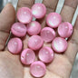 Imitation Opal Plaid Pattern Resin Beads 16mm Glossy Mixed Colors 100pcs 3