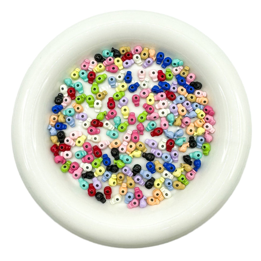 Whale Metal Beads 8mm Baking Painted Colorful 50pcs 5