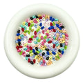 Whale Metal Beads 8mm Baking Painted Colorful 50pcs 5