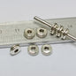 Alloy Double-Layer Spacer Beads 5mm 6mm Antique Gold Silver 100pcs 3