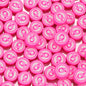 Flat Clay Beads 9mm Ribbon Polymer 100pcs 7