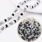 Transparent Flat Glass Beads 6mm Smooth Glossy Finish 200pcs 9
