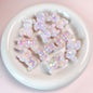 Glow In The Dark Plating Bear Acrylic Beads 24-34mm Two-Color 5pcs 9