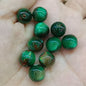 Gradient Resin Beads 16mm Round Dark Ocean Colors Glossy 20pcs 4