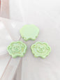 UV Plating Tiny Sheep Acrylic Flat Beads 24mm Glossy Face 50pcs 11
