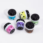 3D Bubble Tea Acrylic Beads 21mm Transparent Colorful 10pcs 4