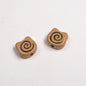 Painted Spiral Bear Acrylic Beads 11mm Colorful Glossy 50pcs 7