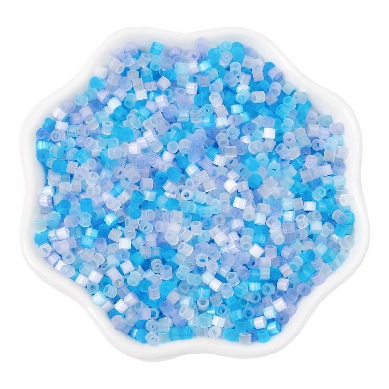 Antique Cat Eye Rice Seed Glass Beads 2.5mm Translucent Glow 740pcs 38