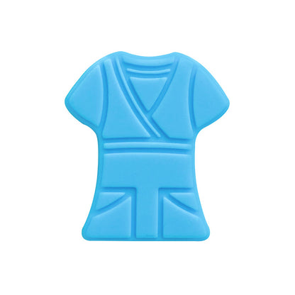 Silicone Focal Beads Kimono Design With Detailed Belt 10pcs 10