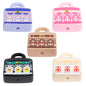 Painted Handbag Acrylic Beads 20/25mm Cartoon Pattern 10pcs 8