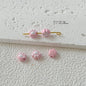 Cat Paw Metal Beads 11mm Glossy Enamel Painted Alloy 10pcs 15