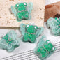 Winged Little Bear Rhinestone Beads 25x41mm Sparkling Lace Wings 5pcs 12