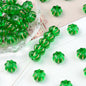 Painted Flattened Pumpkin Acrylic Beads 12mm Mixed Colors 40pcs 10