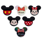 Flat Mickey Minnie Acrylic Beads 40mm Double-Sided 10pcs 6