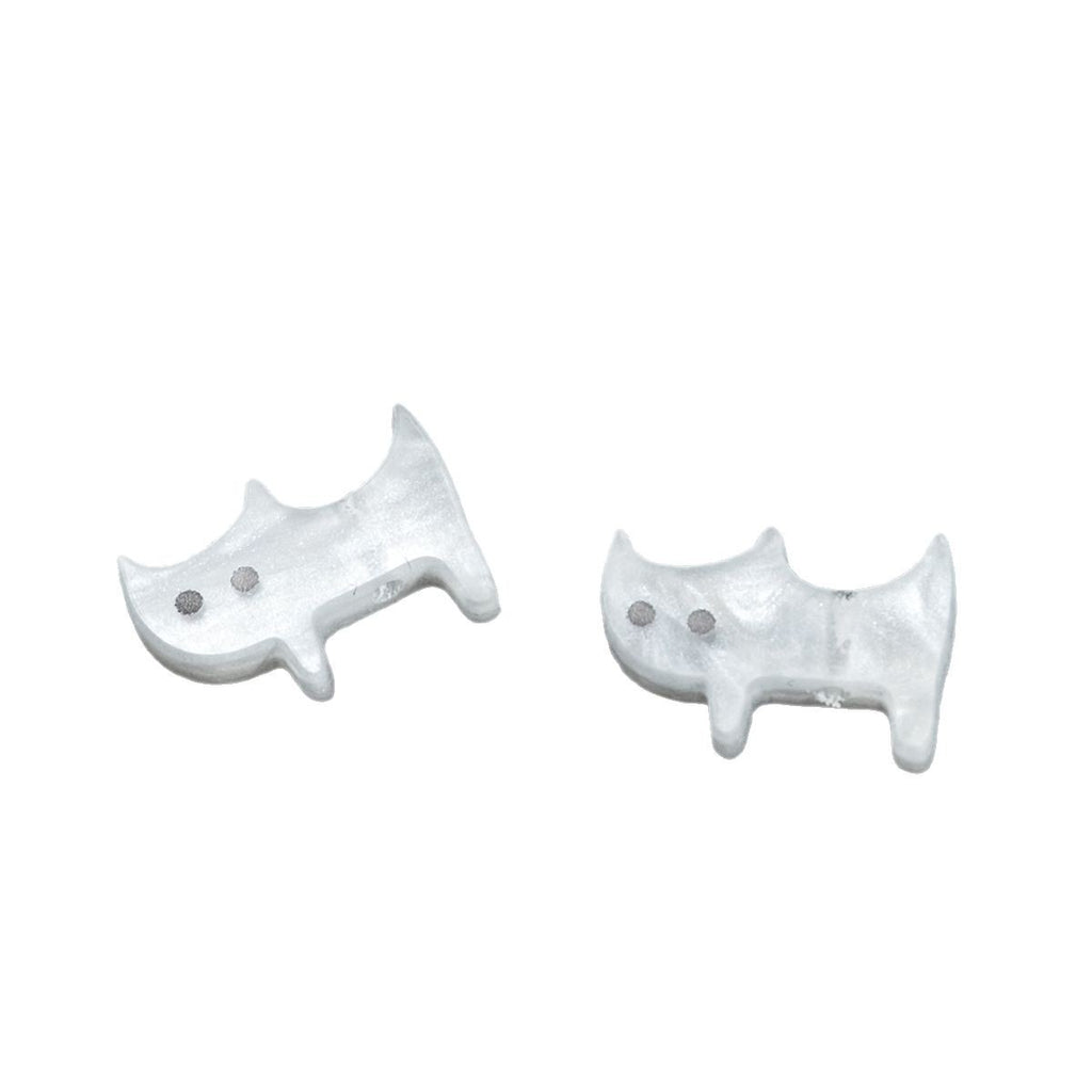 Flat Cat Acrylic Beads 16mm Imitation Freshwater Shell 50pcs 4