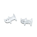 Flat Cat Acrylic Beads 16mm Imitation Freshwater Shell 50pcs 4