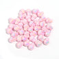 Candy Color Mushroom Acrylic Beads 13mm Glossy Iridescent 10pcs 8