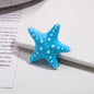 Gradient Starfish Acrylic Beads 21/38mm Two-Color Textured 10pcs 9