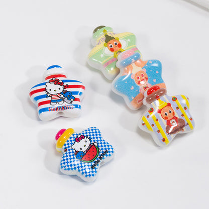 Twinkl Star Acrylic Beads 25mm Hello Kitty Pattern 10pcs 4