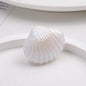 Plating Shell Acrylic Beads 30mm Two Tone Iridescent Scallop 10pcs 11