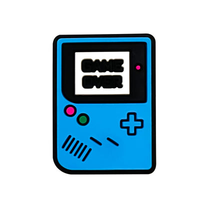 Silicone Focal Beads Nostalgic Handheld Game Console Game Over Text 20pcs 9