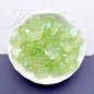 Transparent Camellia Acrylic Beads 12mm 19mm Iridescent AB 50pcs 12