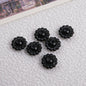 Acrylic Flower Spacer Beads 9mm Baking Painted 100pcs 3