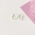 High Transparency Bow Acrylic Beads 16mm 29mm Pastel Rainbow 100pcs 5