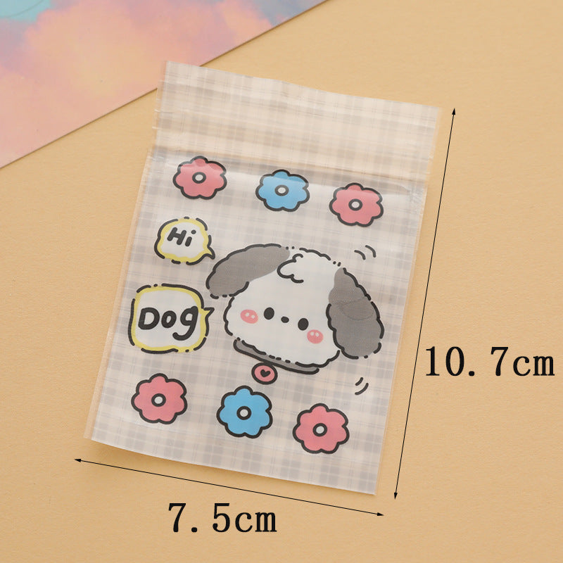 Sanrio Series Zip Lock Plastic Bags Cute Character Design 5pcs 3
