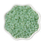 Cat Eye Jade Ice Seed Glass Beads 4mm Soft Pastel Translucent 150pcs 14