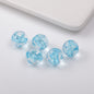 Transparent Star Core Acrylic Beads 9.8mm Colorful Mixed 200pcs 11