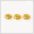 Alloy Spiral Patterned Tibetan Spacer Beads 4mm 100pcs 6