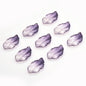 Czech Glass Beads Feather Leaf 17x28mm Gradual Color Change 20pcs 18