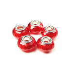 Faceted Glitter Resin Spacer Beads 14mm Mixed Colors 50pcs 4