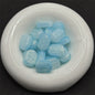 Imitation Jade Czech Glass Beads 13x18mm Pastel Colors 100pcs 7