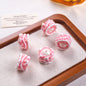 Hand Painted Heart and Flower Acrylic Beads 18-20mm Pastel Enamel 10pcs 9