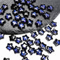 Czech Glass Beads Star 8mm Translucent Soft Color Gradient 50pcs 30