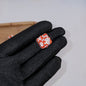 Leopard Print Rhinestone Polymer Clay Beads 14mm Square 15mm Round 10pcs 21