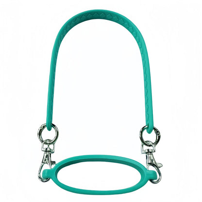 Beadable Silicone Tumbler Chain Holders Flexible Colorful PU Leather 10pcs 39