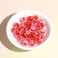 Lampwork Glass Beads Heart 10mm Glow In The Dark Painted 50pcs 8